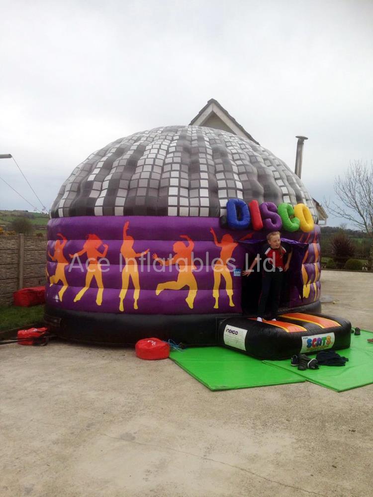  Inflatable Disco Dome Bounce House 1