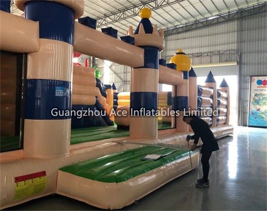 Custom Large Outdoor Inflatable Adventure Dinosaur Theme Park For Sale price