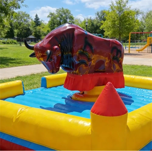 Inflatable Bull Ride Mechanical Rodeo Game