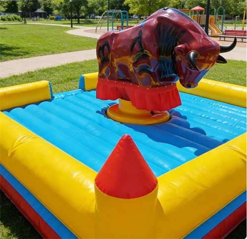 Inflatable Bull Ride Mechanical Rodeo Game suppliers