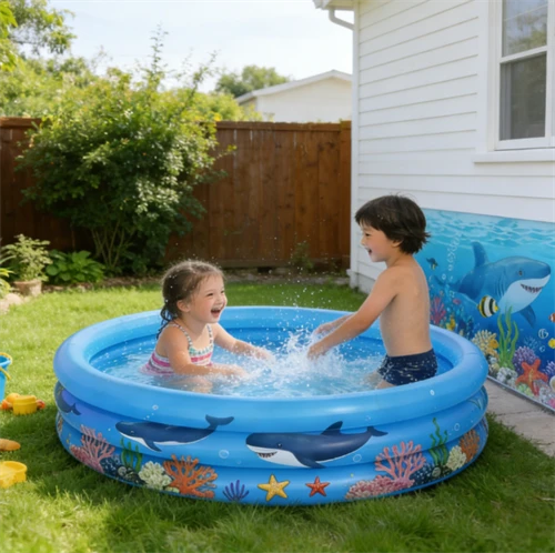 Inflatable paddling Pool Swimming Ring Pool factory