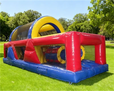 Carrera de obstáculos inflable Challenge Game
