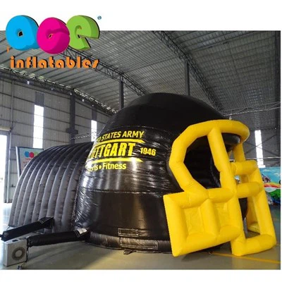 Tienda inflable del túnel del casco de la entrada del fútbol