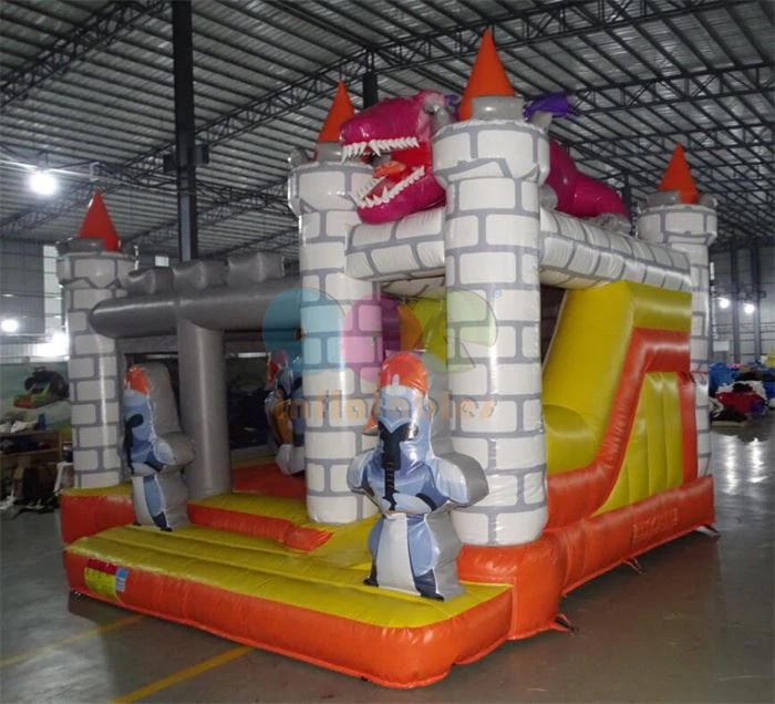 Knight Dinosaur Inflatable Bouncy Castle